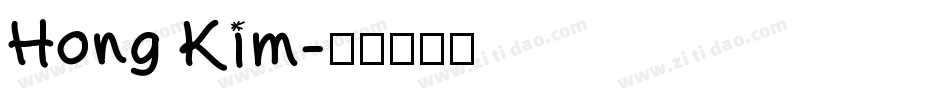 Hong Kim字体转换